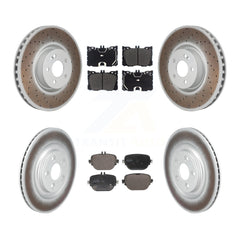Transit Auto KGF-103177 Disc Brake Kit for 2017-2022 Mercedes-Benz E450, Mercedes-Benz E53 AMG and More - Front and Rear