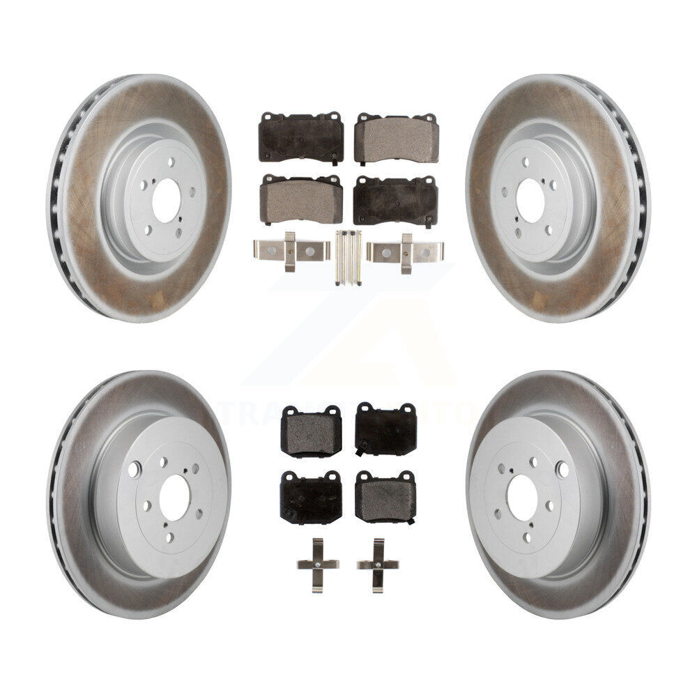 Transit Auto KGF-103180 Disc Brake Kit for 2017-2020 Toyota 86, Subaru BRZ - Front and Rear