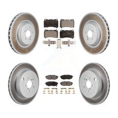 Transit Auto KGF-103181 Disc Brake Kit for 2017 Subaru BRZ - Front and Rear