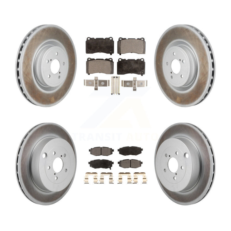 Transit Auto KGF-103181 Disc Brake Kit for 2017 Subaru BRZ - Front and Rear