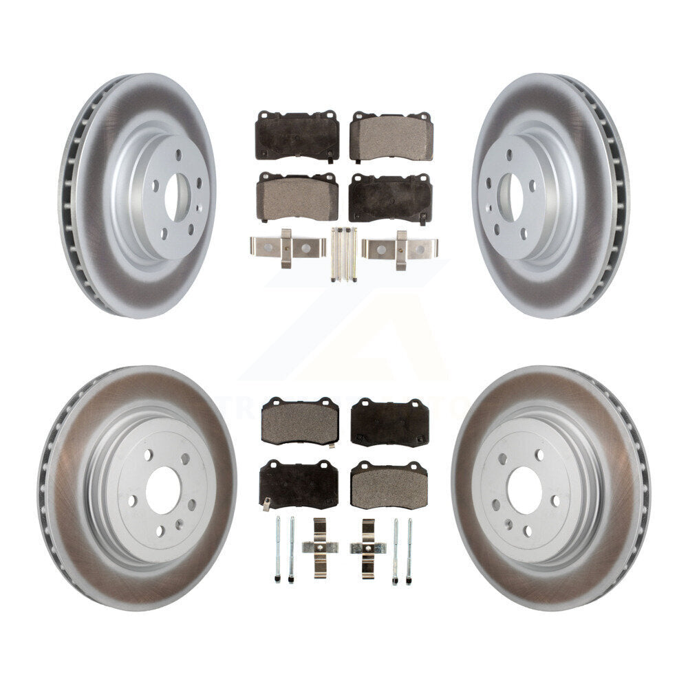 Transit Auto KGF-103183 Disc Brake Kit for 2012-2016 Tesla S - Front and Rear