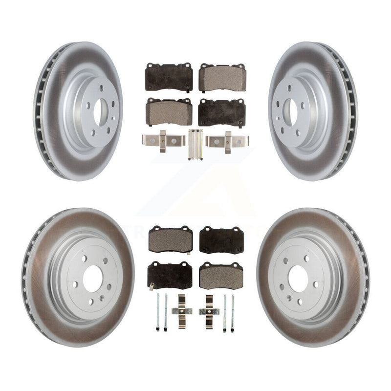 Transit Auto KGF-103183 Disc Brake Kit for 2012-2016 Tesla S - Front and Rear