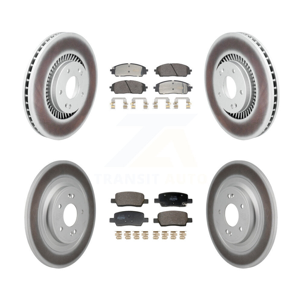 Transit Auto KGF-103188 Disc Brake Kit for 2022-2024 Kia Carnival - Front and Rear