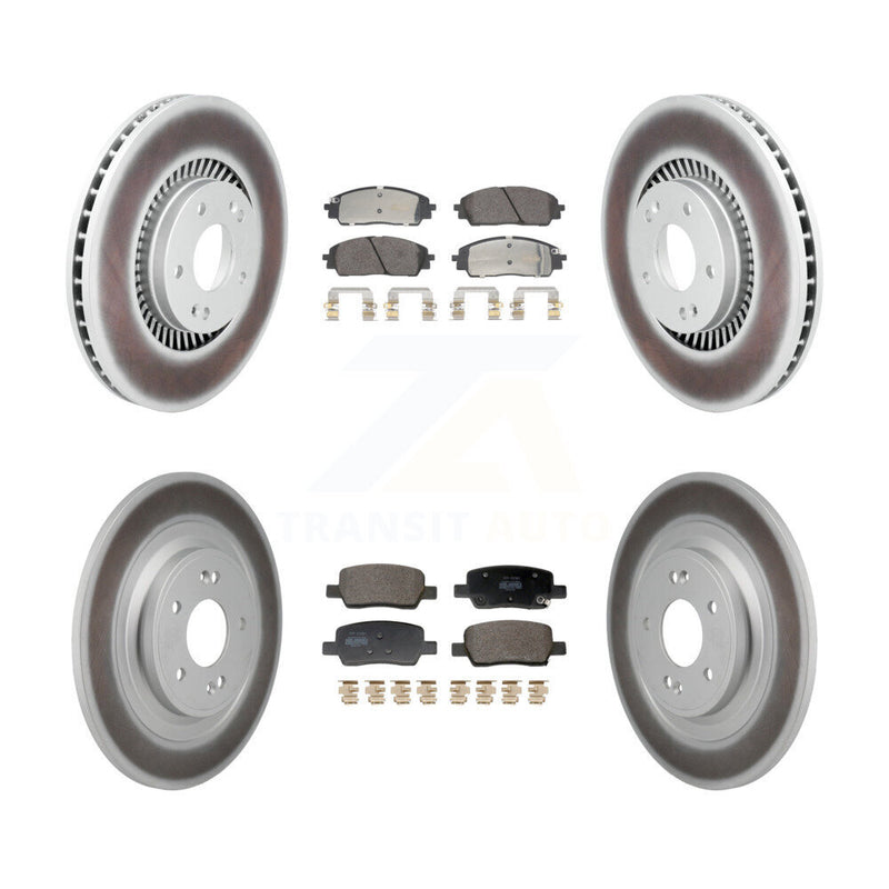 Transit Auto KGF-103188 Disc Brake Kit for 2022-2024 Kia Carnival - Front and Rear