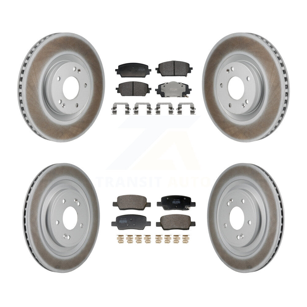 Transit Auto KGF-103189 Disc Brake Kit for 2021-2024 Hyundai Santa Fe, Kia Sorento - Front and Rear