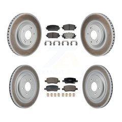 Transit Auto KGF-103189 Disc Brake Kit for 2021-2024 Hyundai Santa Fe, Kia Sorento - Front and Rear