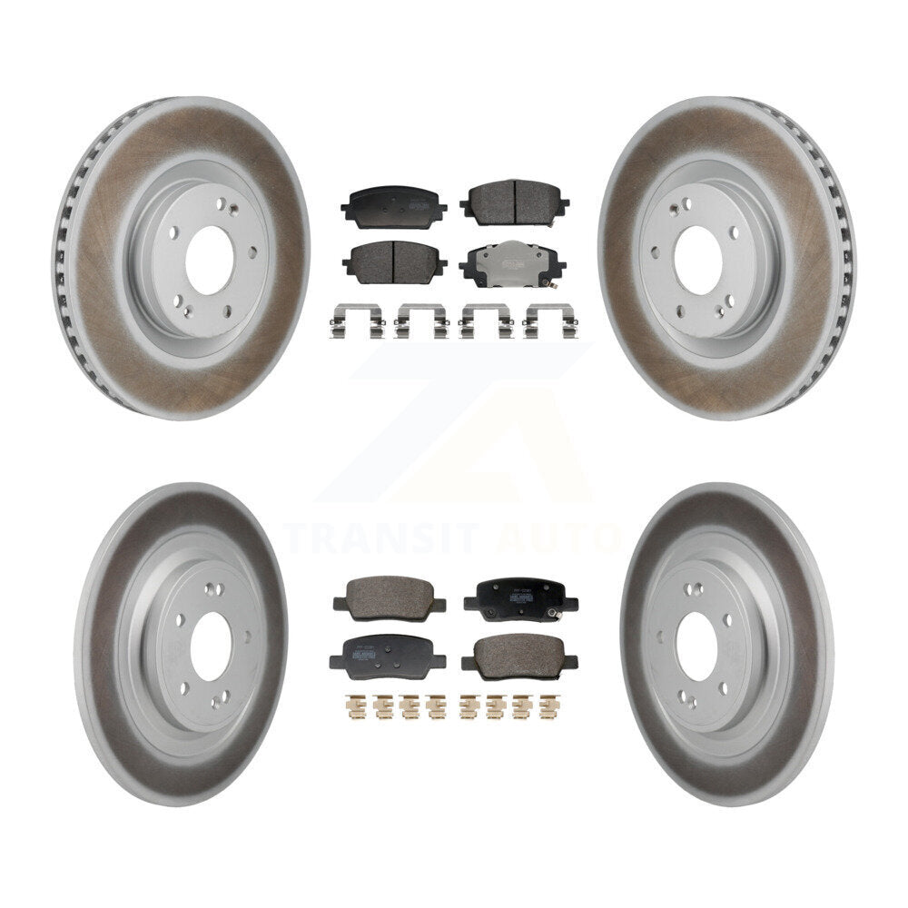 Transit Auto KGF-103191 Disc Brake Kit for 2022-2024 Kia Sorento, Hyundai Santa Cruz - Front and Rear