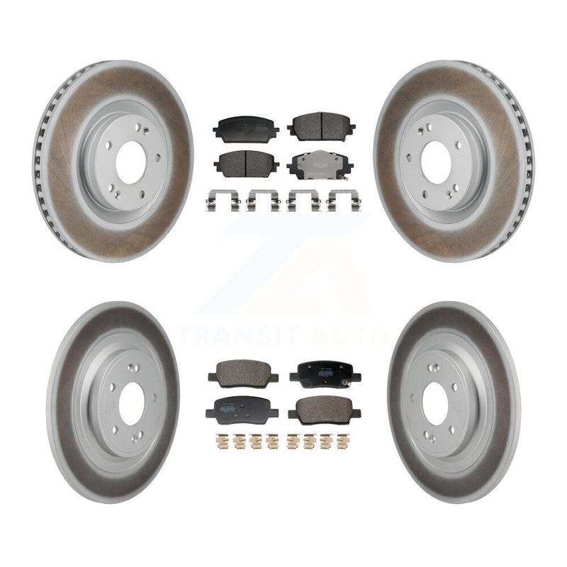 Transit Auto KGF-103191 Disc Brake Kit for 2022-2024 Kia Sorento, Hyundai Santa Cruz - Front and Rear