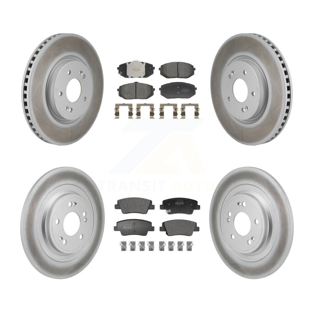 Transit Auto KGF-103196 Disc Brake Kit for 2022-2023 Hyundai Ioniq 6, Kia EV6, Hyundai Ioniq 5 - Front and Rear