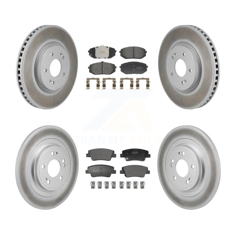 Transit Auto KGF-103196 Disc Brake Kit for 2022-2023 Hyundai Ioniq 6, Kia EV6, Hyundai Ioniq 5 - Front and Rear
