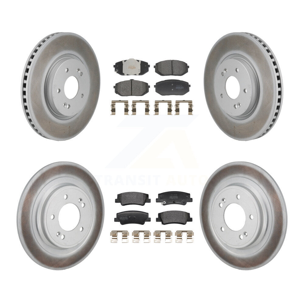 Transit Auto KGF-103197 Disc Brake Kit for 2022-2024 Kia Sportage, Hyundai Tucson - Front and Rear