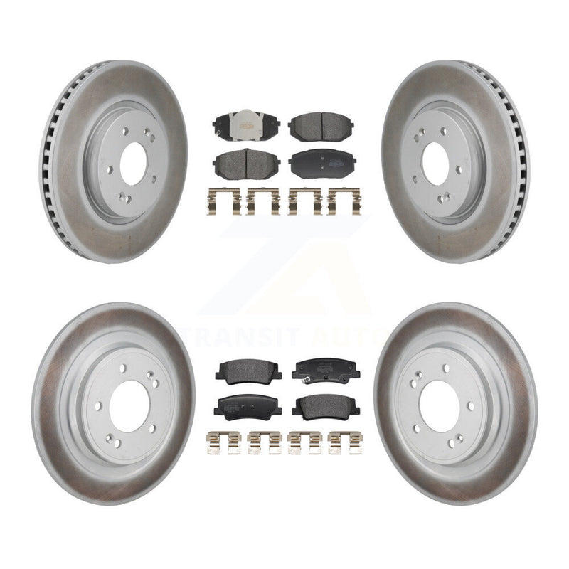 Transit Auto KGF-103197 Disc Brake Kit for 2022-2024 Kia Sportage, Hyundai Tucson - Front and Rear
