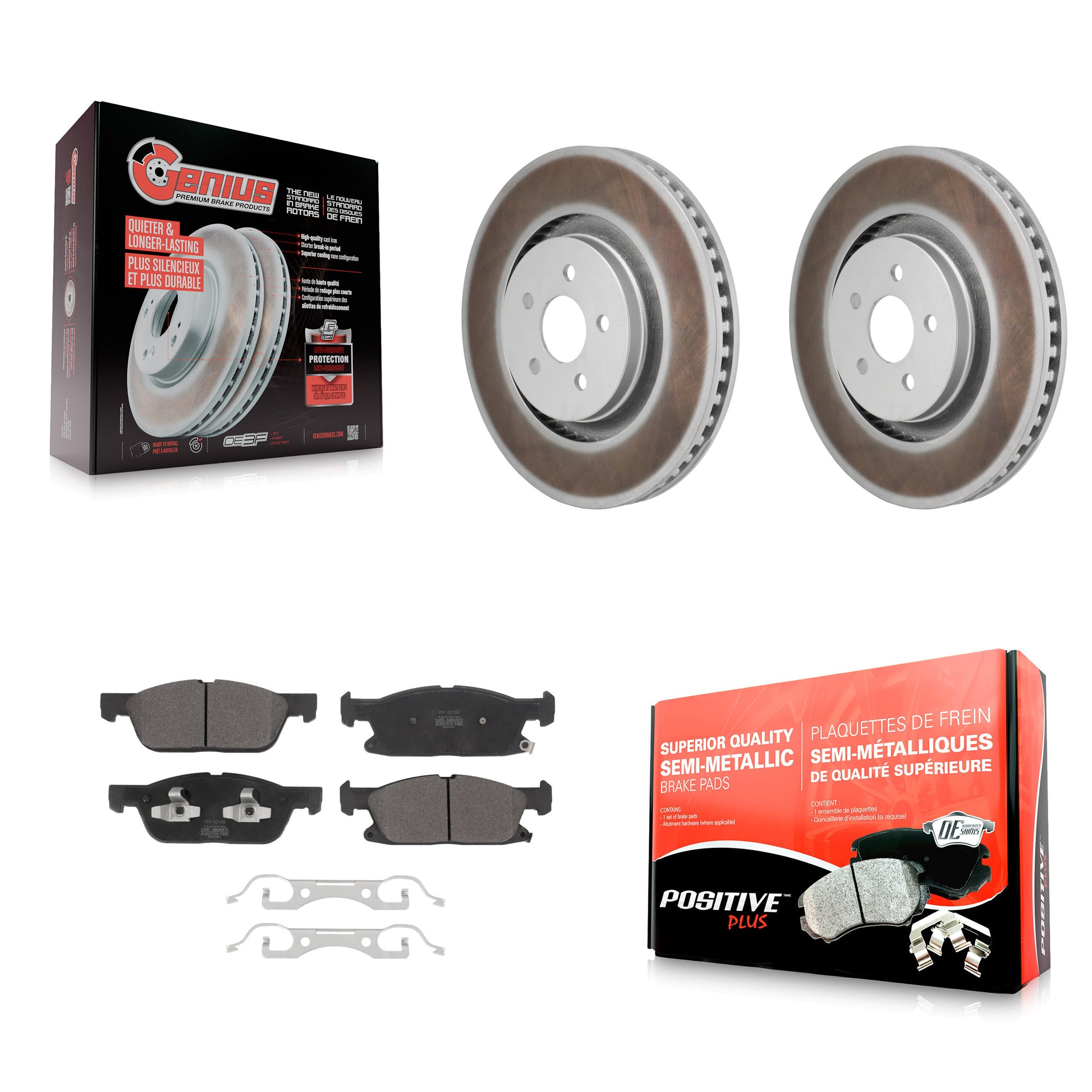 Transit Auto KGF-103199 Disc Brake Kit for 2019-2024 Ford Edge - Front