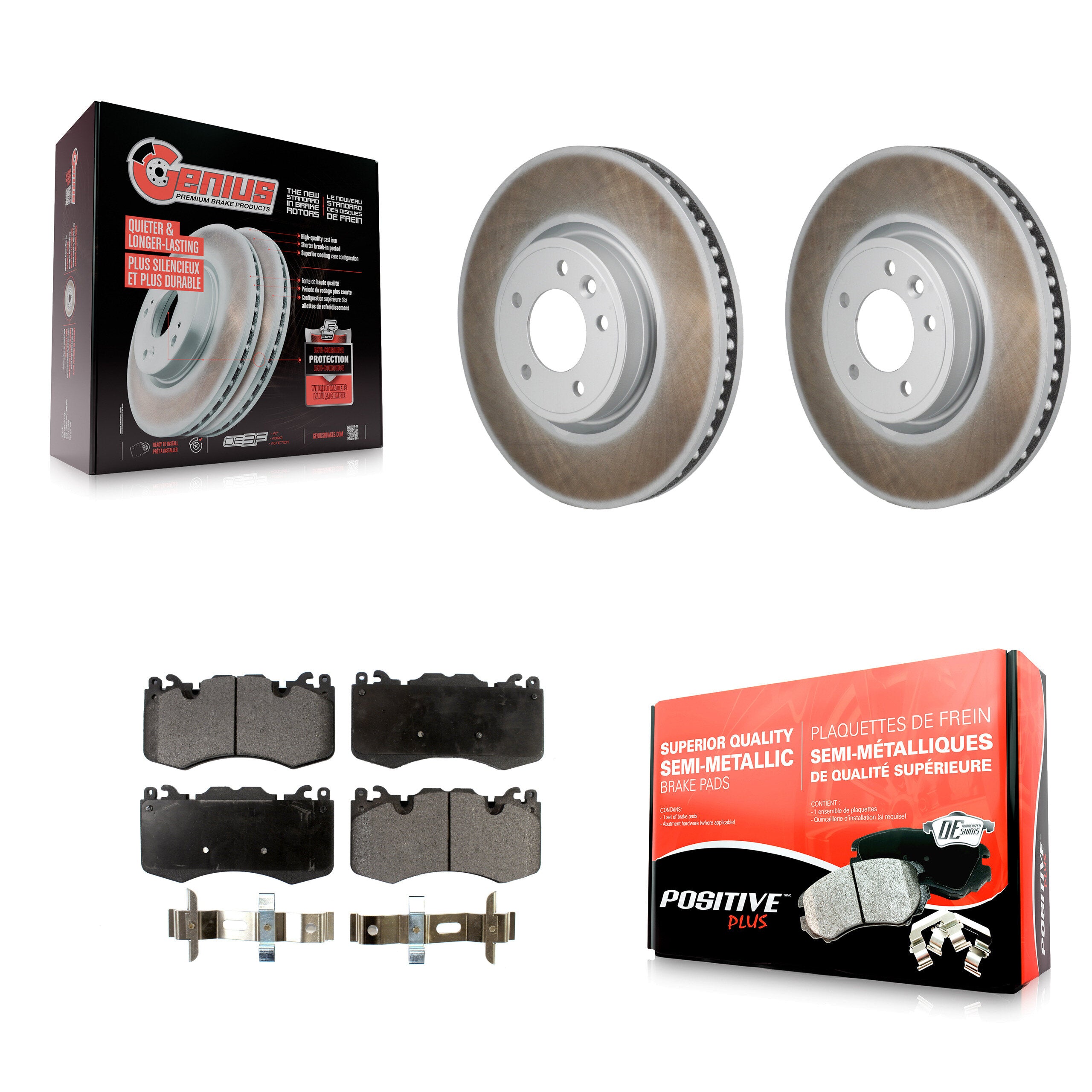 Transit Auto KGF-103203 Disc Brake Kit for 2020-2021 Land Rover Range Rover, Land Rover Range Rover Sport - Front