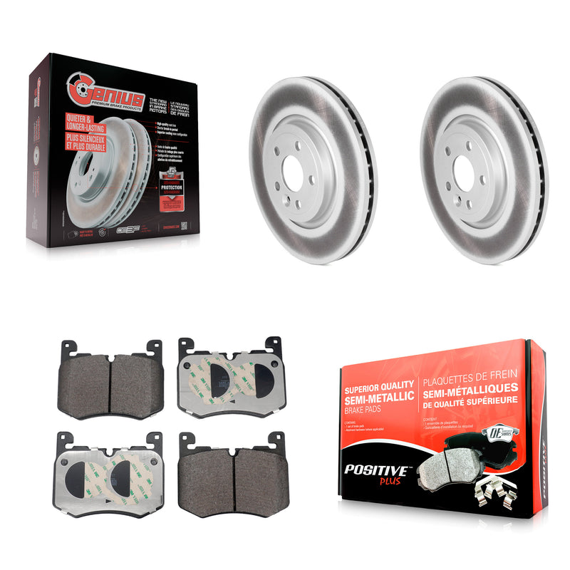 Transit Auto KGF-103211 Disc Brake Kit for 2017-2019 Jaguar F-Pace - Front