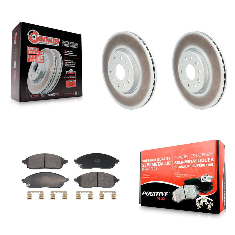 Transit Auto KGF-103229 Disc Brake Kit for 2021-2023 Jeep Grand Cherokee L - Front