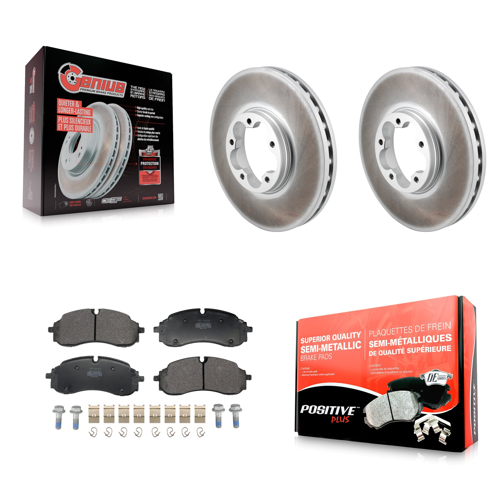 Transit Auto KGF-103232 Disc Brake Kit for 2021-2023 Ford E-Transit, Ford Transit-150 and More - Front