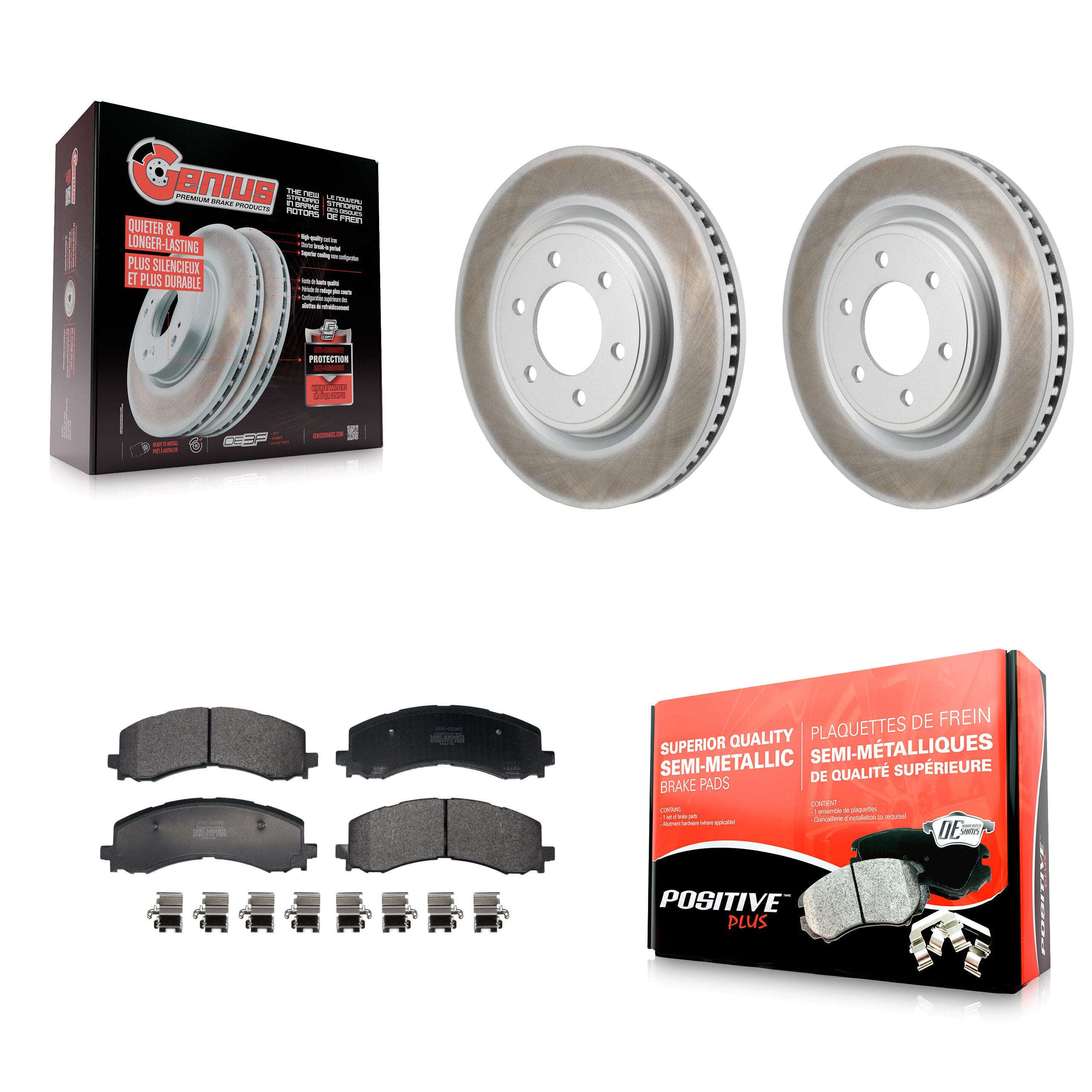 Transit Auto KGF-103237 Disc Brake Kit for 2021-2025 Ford Bronco, Ford Expedition and More - Front