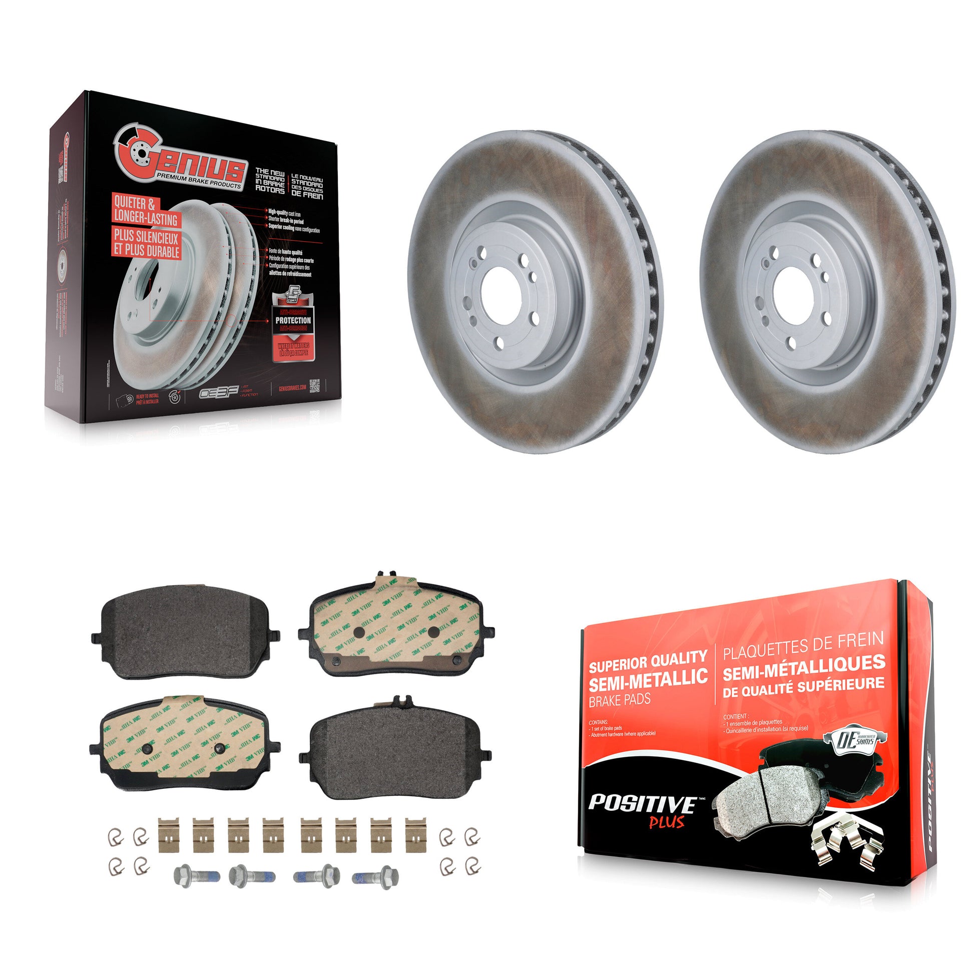 Transit Auto KGF-103245 Disc Brake Kit for 2020-2023 Mercedes-Benz GLE450, Mercedes-Benz GLE580 and More - Front