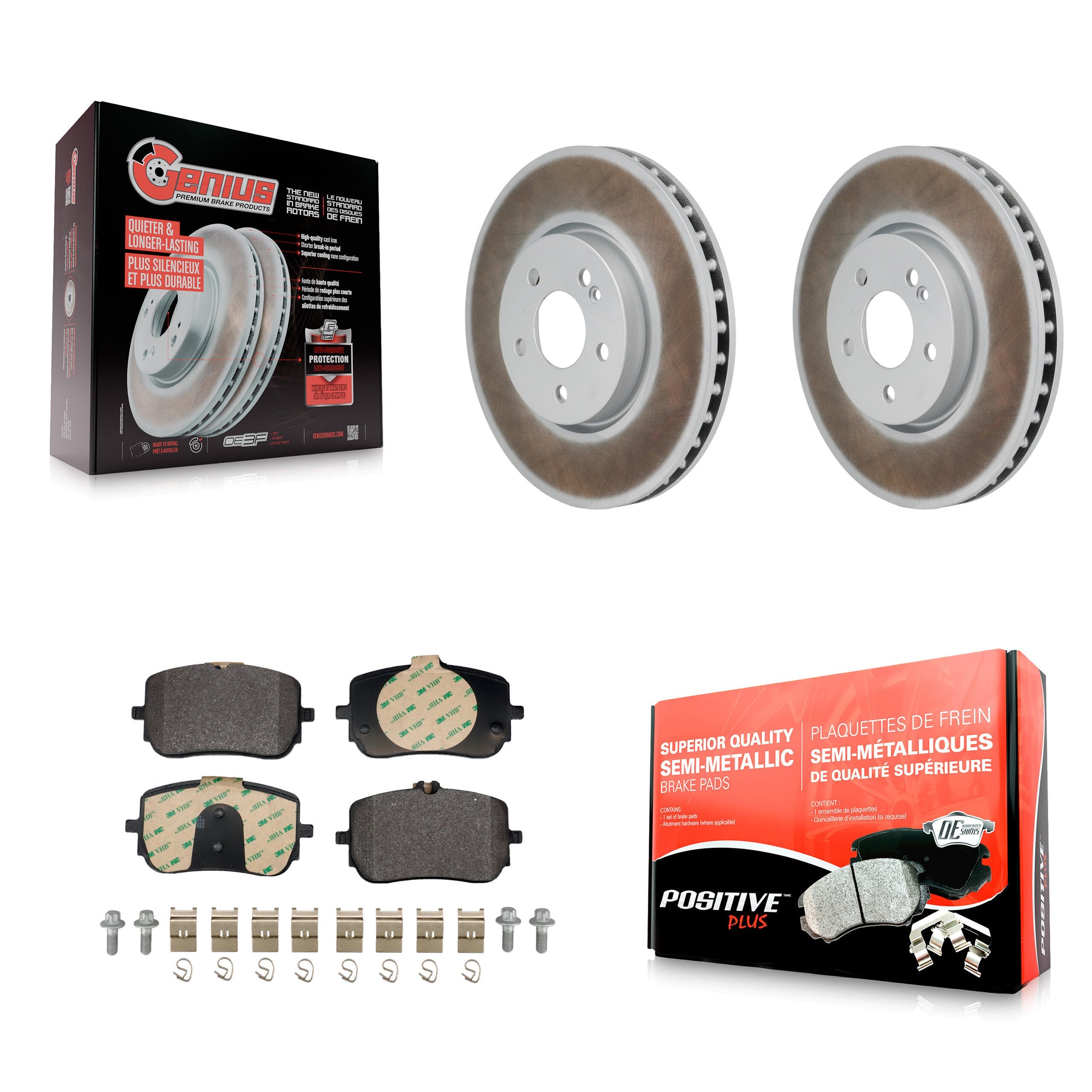 Transit Auto KGF-103248 Disc Brake Kit for 2019-2023 Mercedes-Benz CLA250, Mercedes-Benz A220 - Front