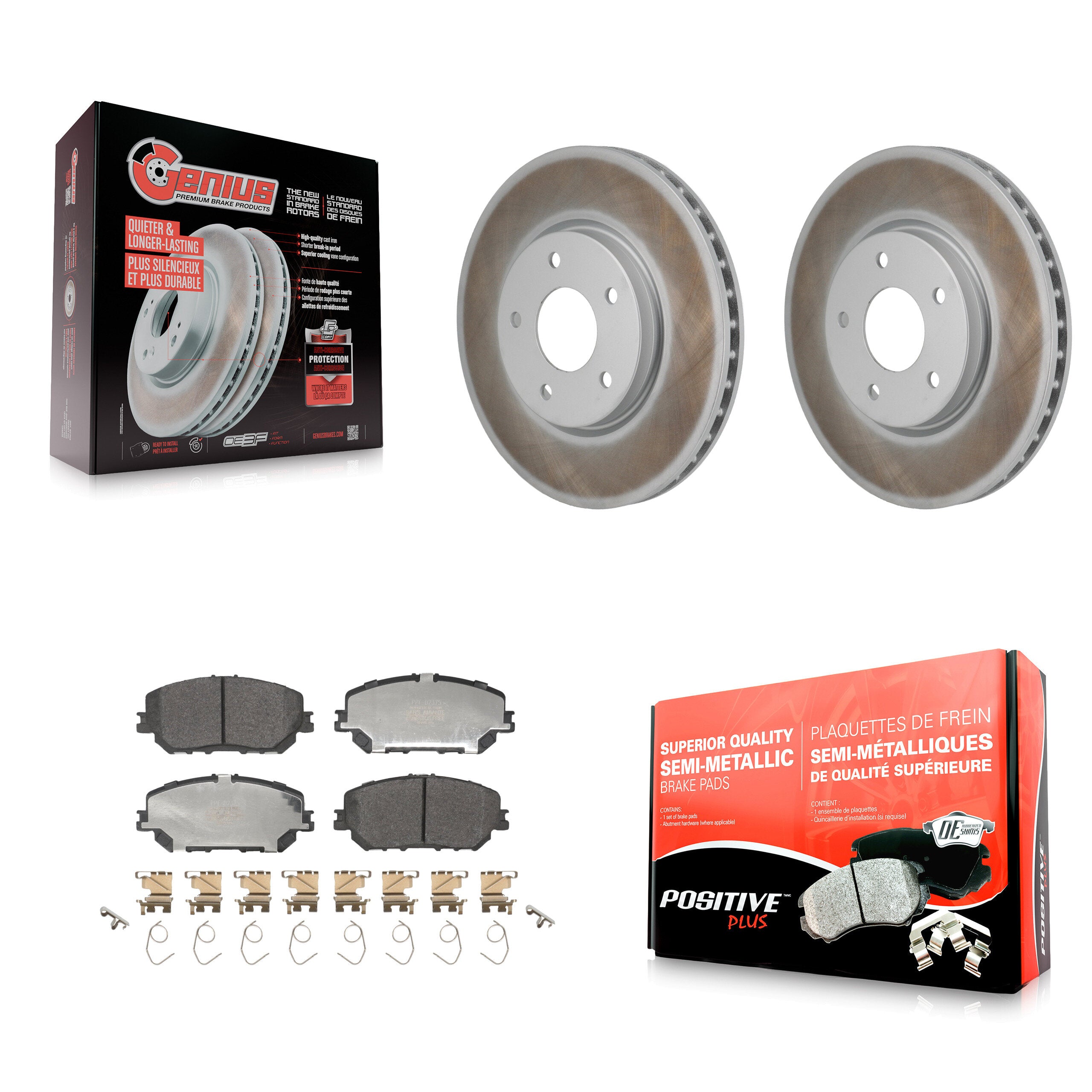 Transit Auto KGF-103263 Disc Brake Kit for 2021-2023 Nissan Rogue - Front