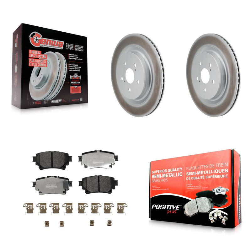 Transit Auto KGF-103280 Disc Brake Kit for 2020-2024 Lexus RX350, Lexus RX450h+ and More - Rear