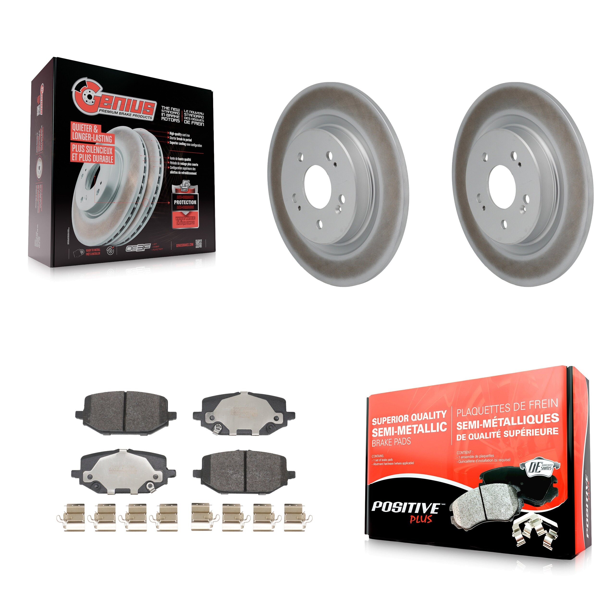 Transit Auto KGF-103291 Disc Brake Kit for 2022-2024 Acura MDX - Rear