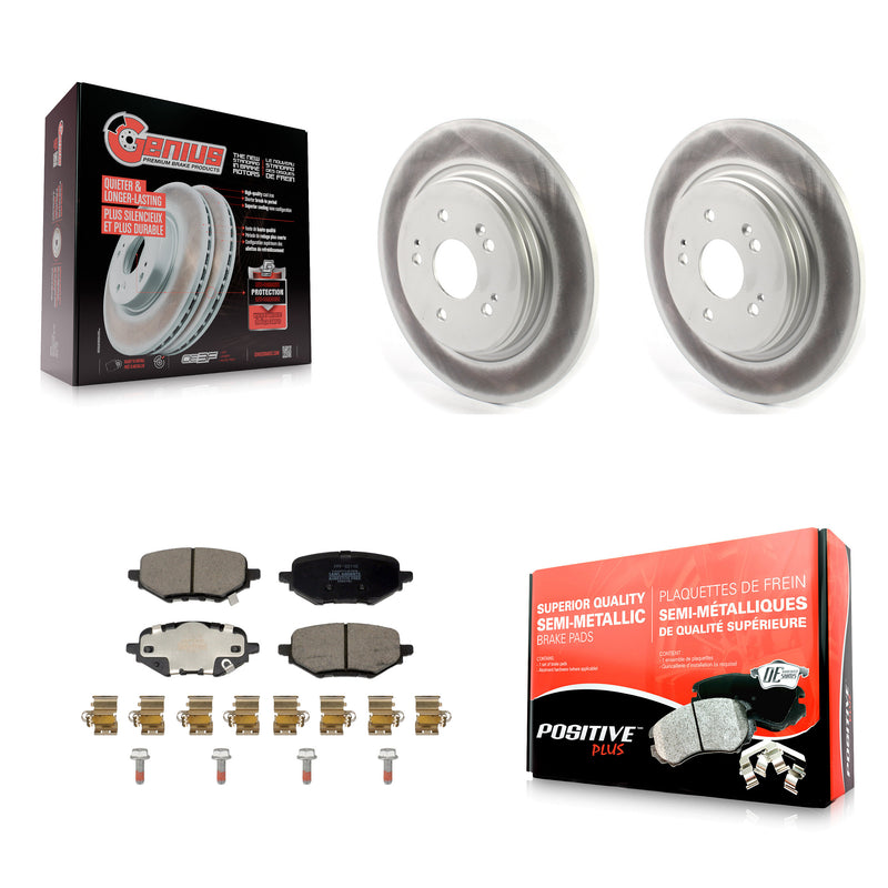 Transit Auto KGF-103305 Disc Brake Kit for 2017-2024 Honda HR-V, Honda Clarity - Rear