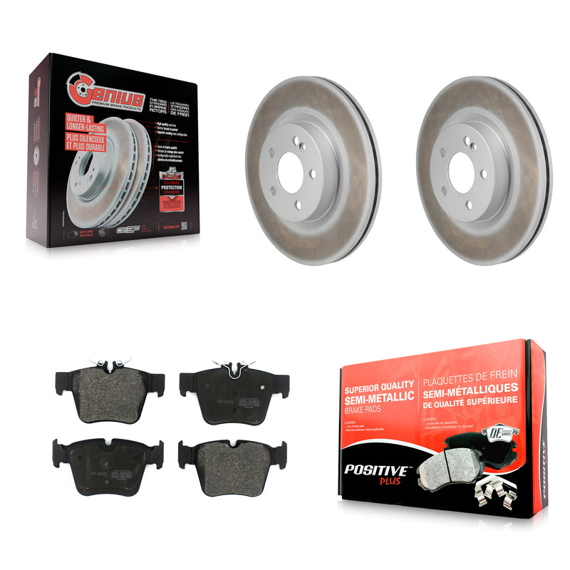 Transit Auto KGF-103308 Disc Brake Kit for 2016-2023 Mercedes-Benz C43 AMG, Mercedes-Benz GLC350e and More - Rear