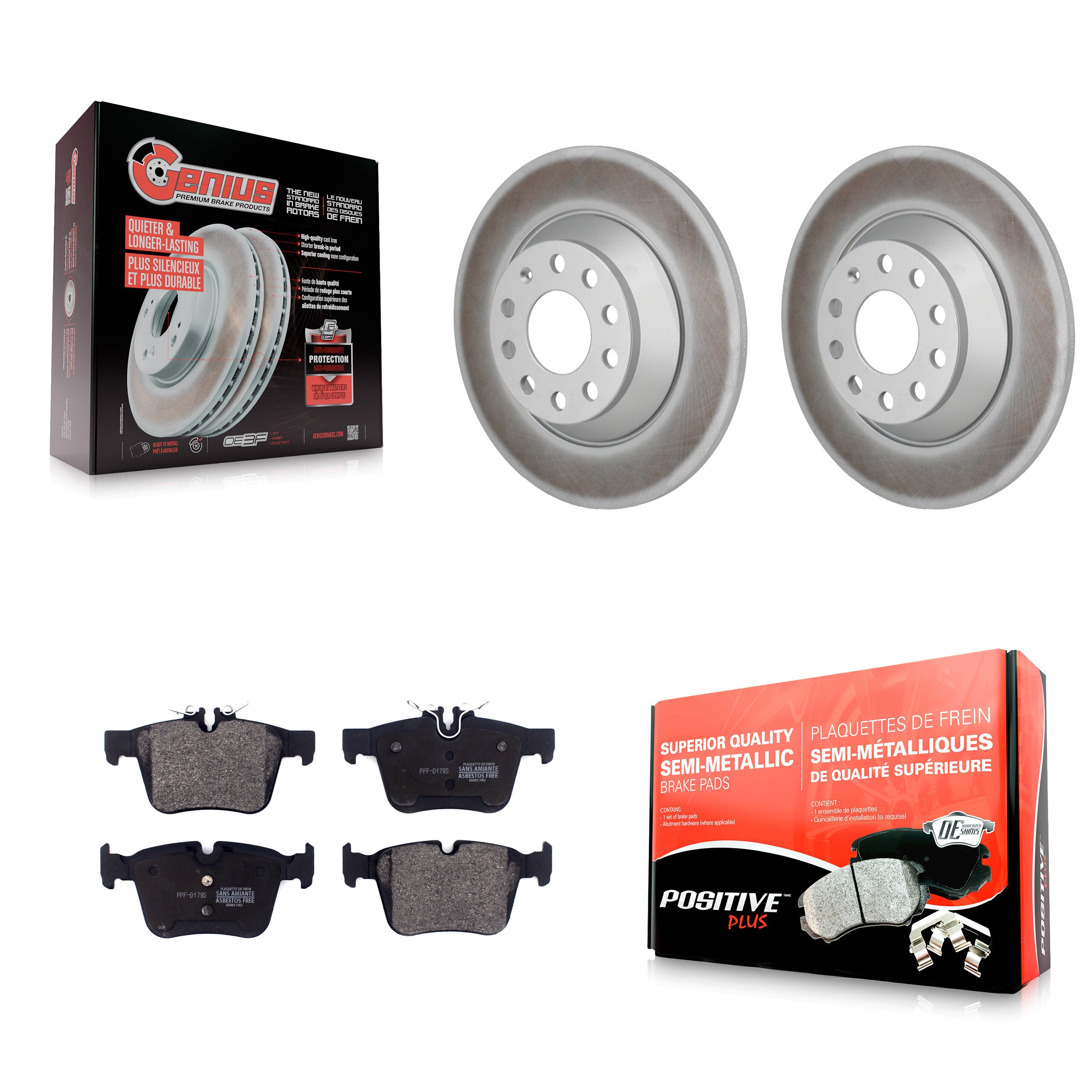 Transit Auto KGF-103311 Disc Brake Kit for 2015-2021 Mercedes-Benz C300 - Rear