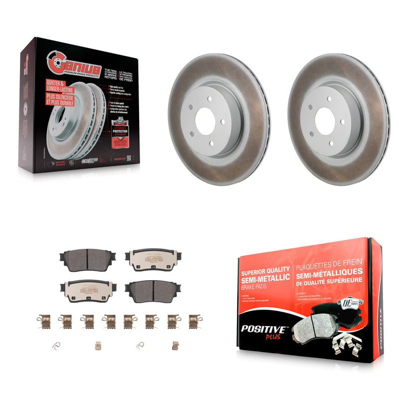 Transit Auto KGF-103327 Disc Brake Kit for 2022-2023 INFINITI QX60, Mitsubishi Outlander, Nissan Pathfinder - Rear