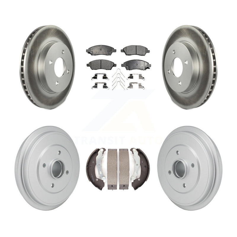 Transit Auto KGF-103337 Disc Brake Kit for 2012-2019 Nissan Micra, Nissan Versa, Nissan Versa Note - Front and Rear