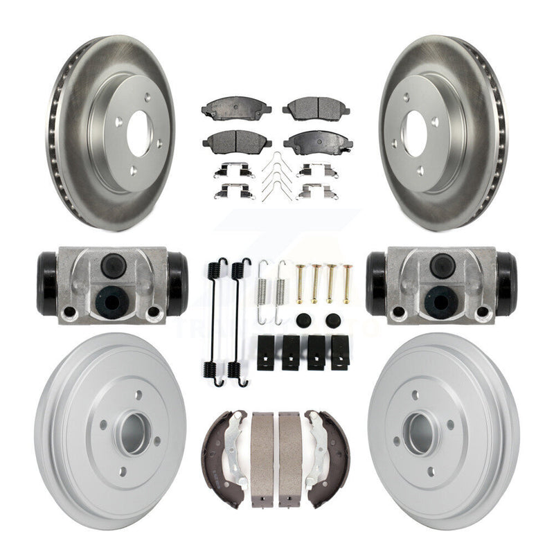 Transit Auto KGF-103347 Disc Brake Kit for 2012-2019 Nissan Micra, Nissan Versa, Nissan Versa Note - Front and Rear