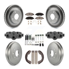 Transit Auto KGF-103348 Disc Brake Kit for 2008 Nissan Versa - Front and Rear