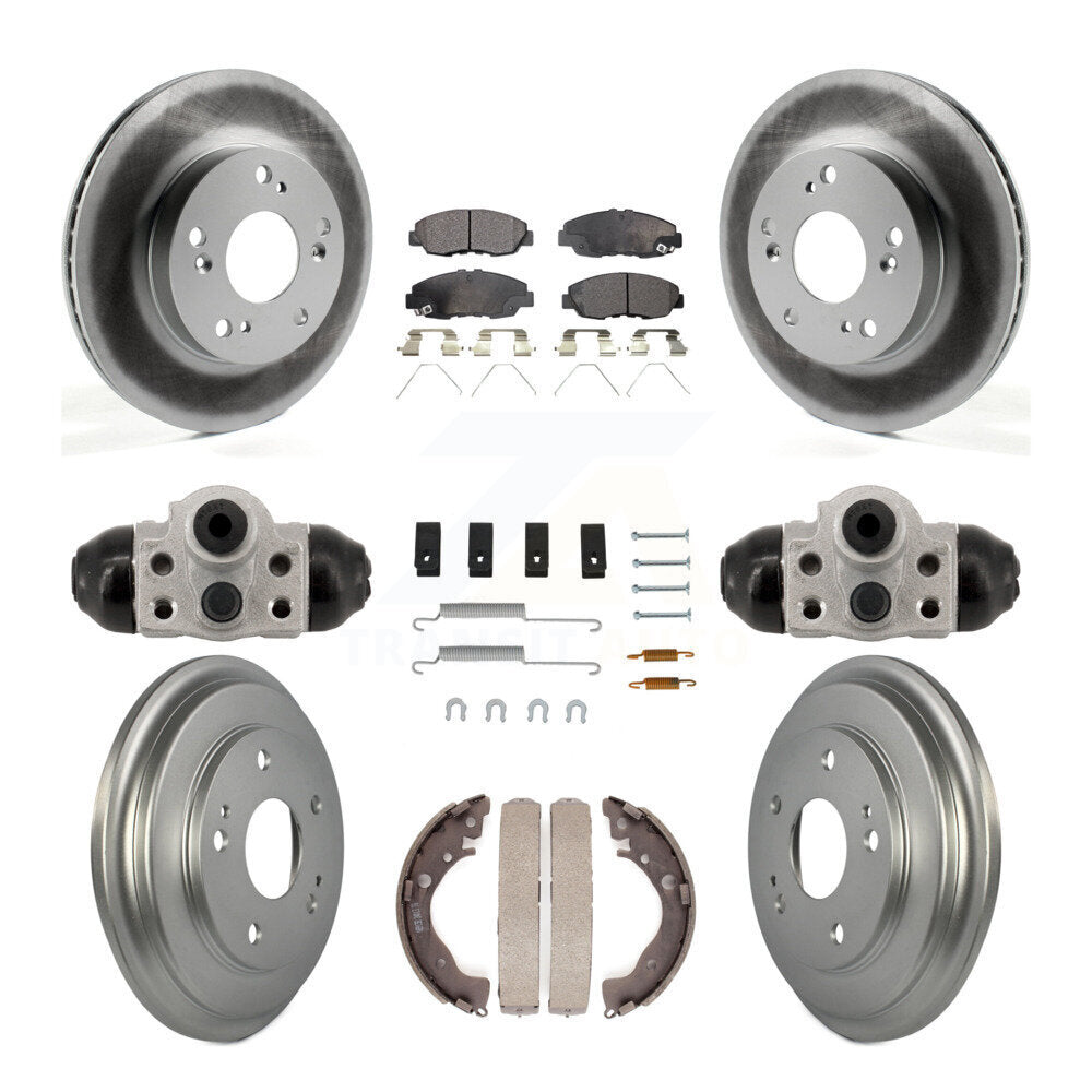 Transit Auto KGF-103350 Disc Brake Kit for 2012-2015 Honda Civic - Front and Rear