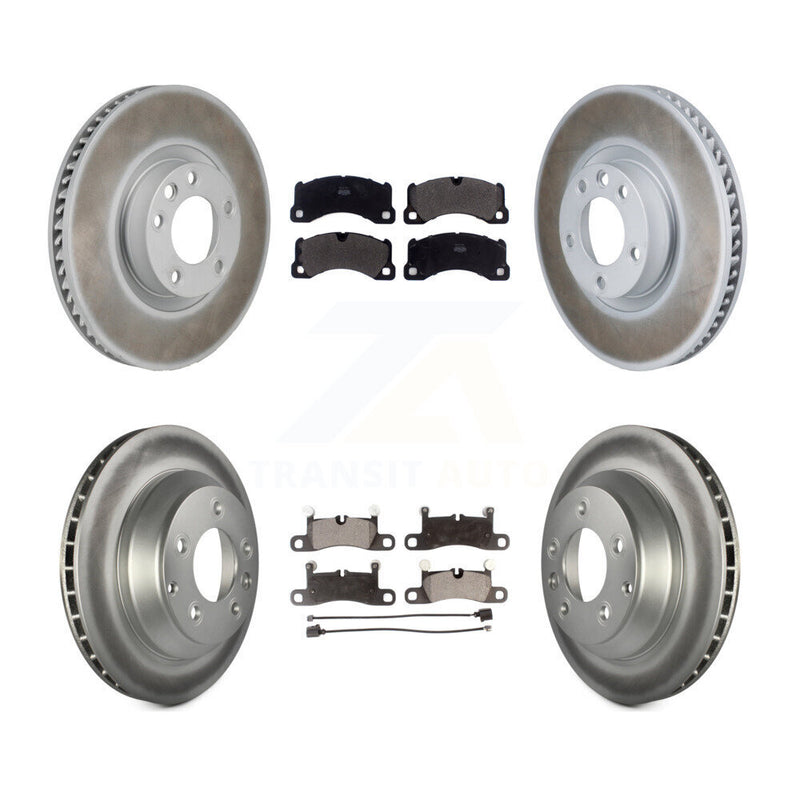 Transit Auto KGF-103361 Disc Brake Kit for 2011-2018 Porsche Cayenne, Volkswagen Touareg - Front and Rear