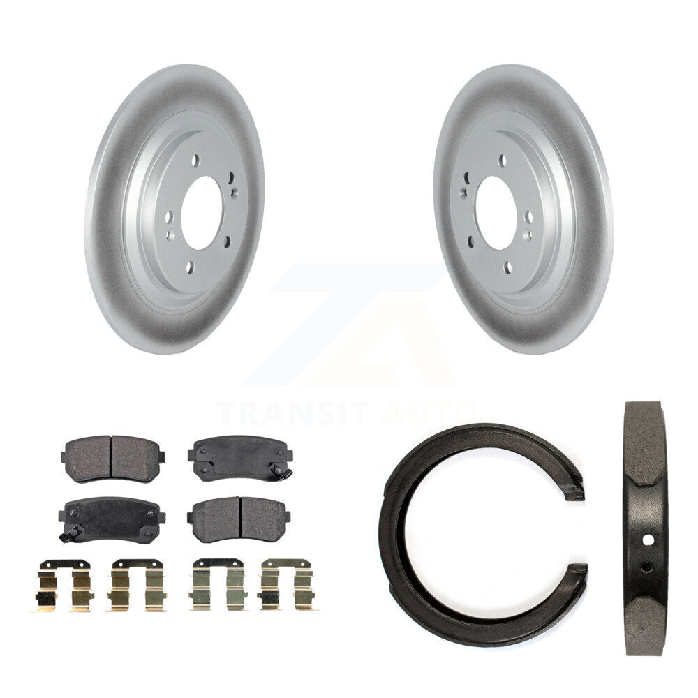 Transit Auto KGF-103420 Disc Brake Kit for 2017 Kia Cadenza - Rear