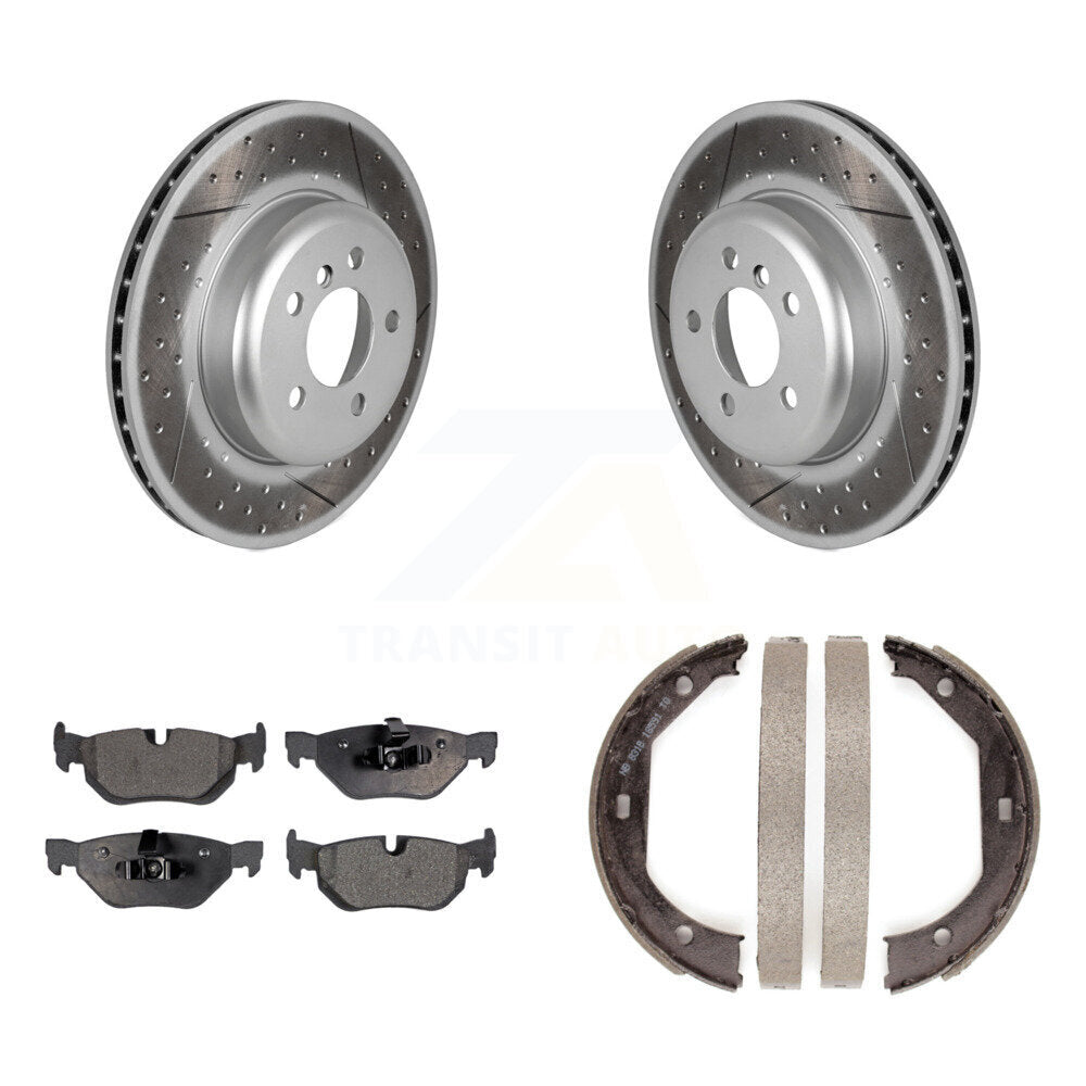 Transit Auto KGF-103429 Disc Brake Kit for 2013 BMW 328i xDrive - Rear