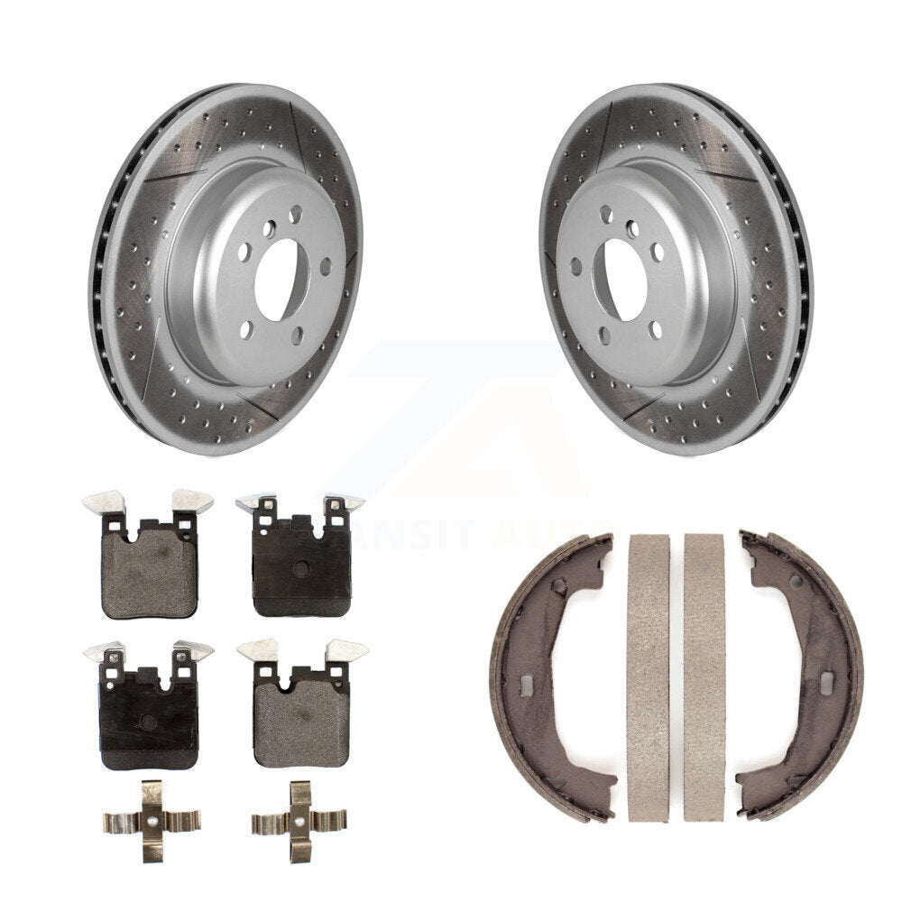 Transit Auto KGF-103431 Disc Brake Kit for 2014-2016 BMW 328i, BMW 428i xDrive - Rear