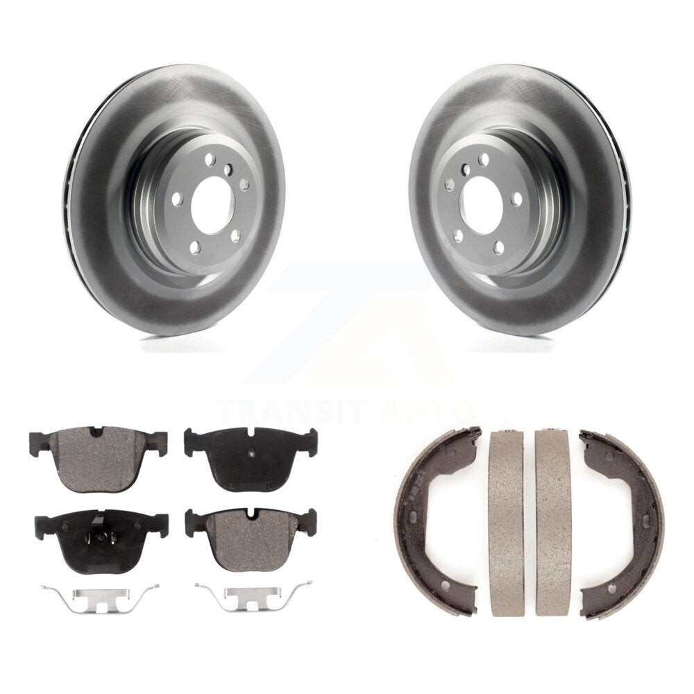 Transit Auto KGF-103452 Disc Brake Kit for 2009-2016 BMW ActiveHybrid 7, BMW Alpina B7 and More - Rear