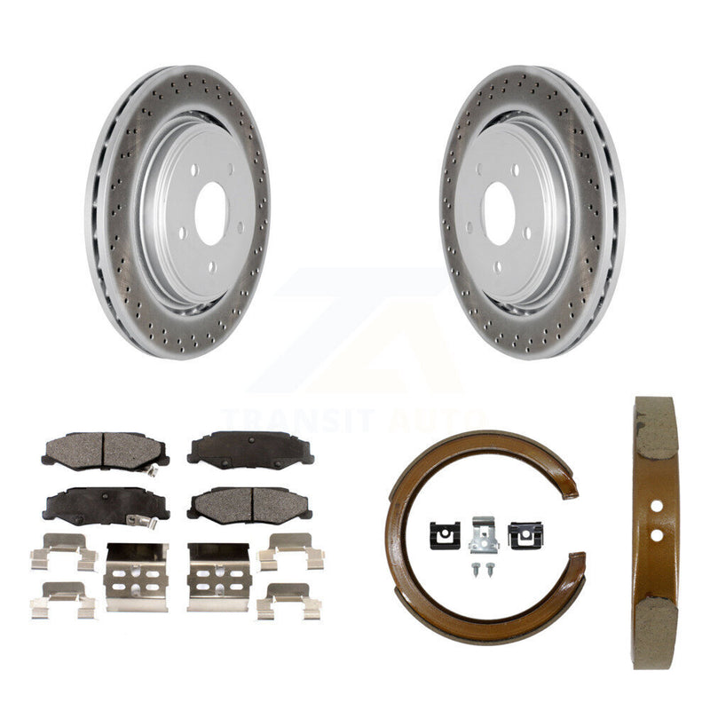 Transit Auto KGF-103454 Disc Brake Kit for 2005-2013 Cadillac XLR, Chevrolet Corvette - Rear