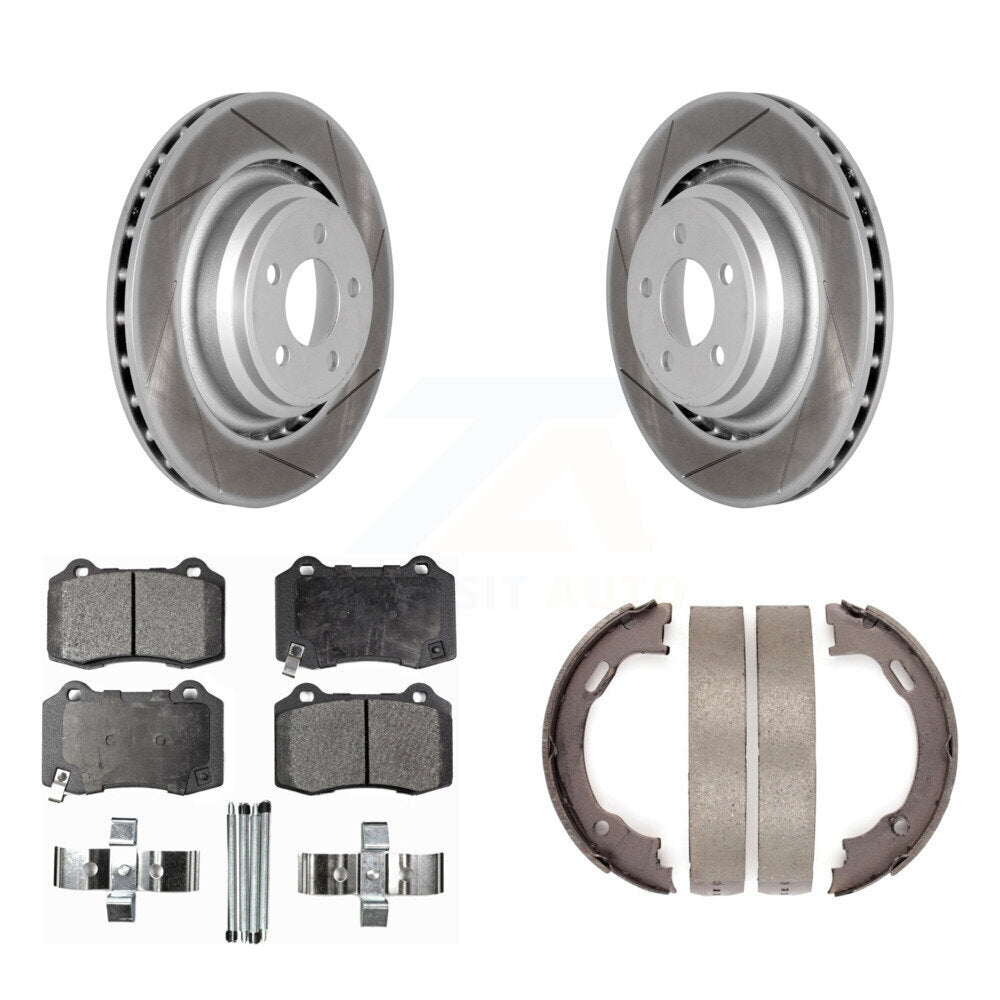 Transit Auto KGF-103458 Disc Brake Kit for 2005-2021 Dodge Challenger, Dodge Charger and More - Rear