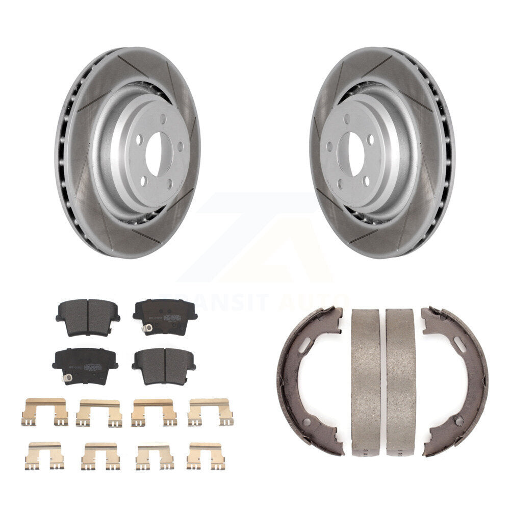 Transit Auto KGF-103466 Disc Brake Kit for 2015 Dodge Charger - Rear