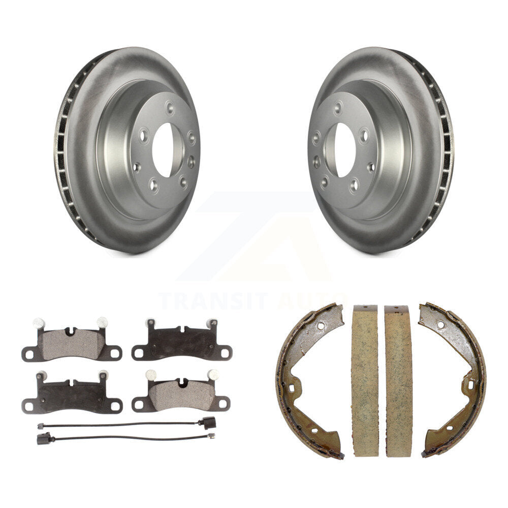 Transit Auto KGF-103497 Disc Brake Kit for 2011-2018 Porsche Cayenne, Volkswagen Touareg - Rear