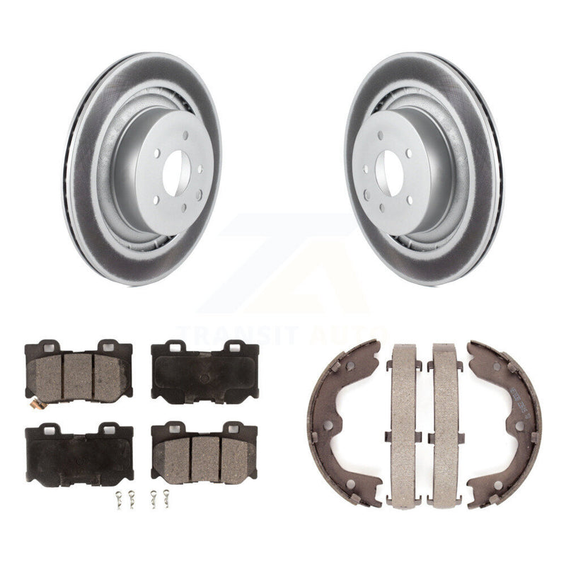 Transit Auto KGF-103499 Disc Brake Kit for 2009-2016 INFINITI Q60, INFINITI G37, Nissan 370Z - Rear