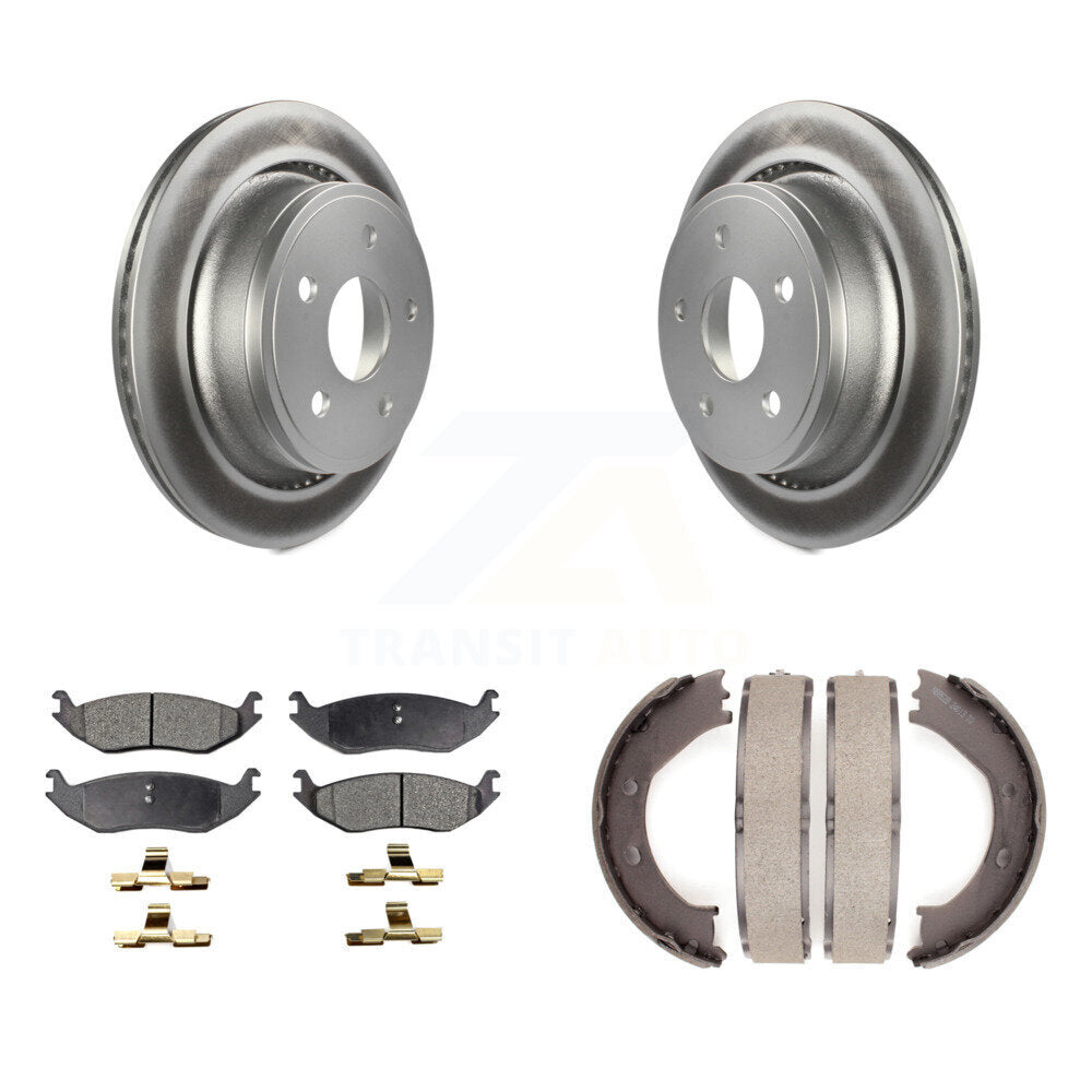Transit Auto KGF-103510 Disc Brake Kit for 2004-2008 Dodge Ram 1500, Chrysler Aspen, Dodge Durango - Rear