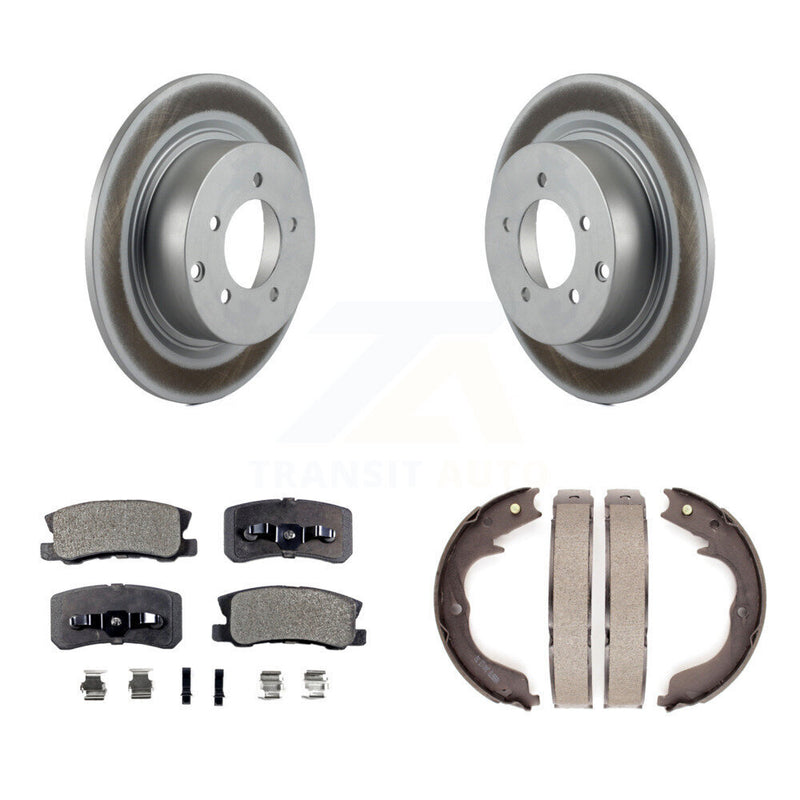 Transit Auto KGF-103563 Disc Brake Kit for 2008 Mitsubishi Outlander - Rear