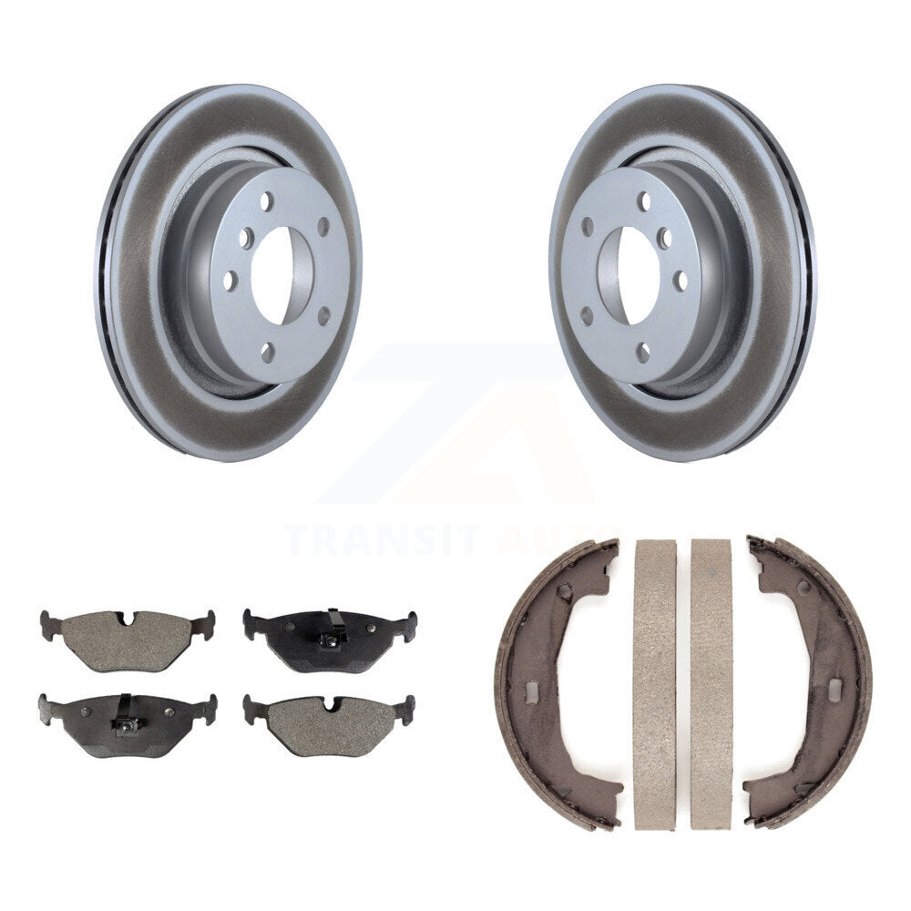 Transit Auto KGF-103577 Disc Brake Kit for 2000-2006 BMW 325Ci, BMW 325i and More - Rear