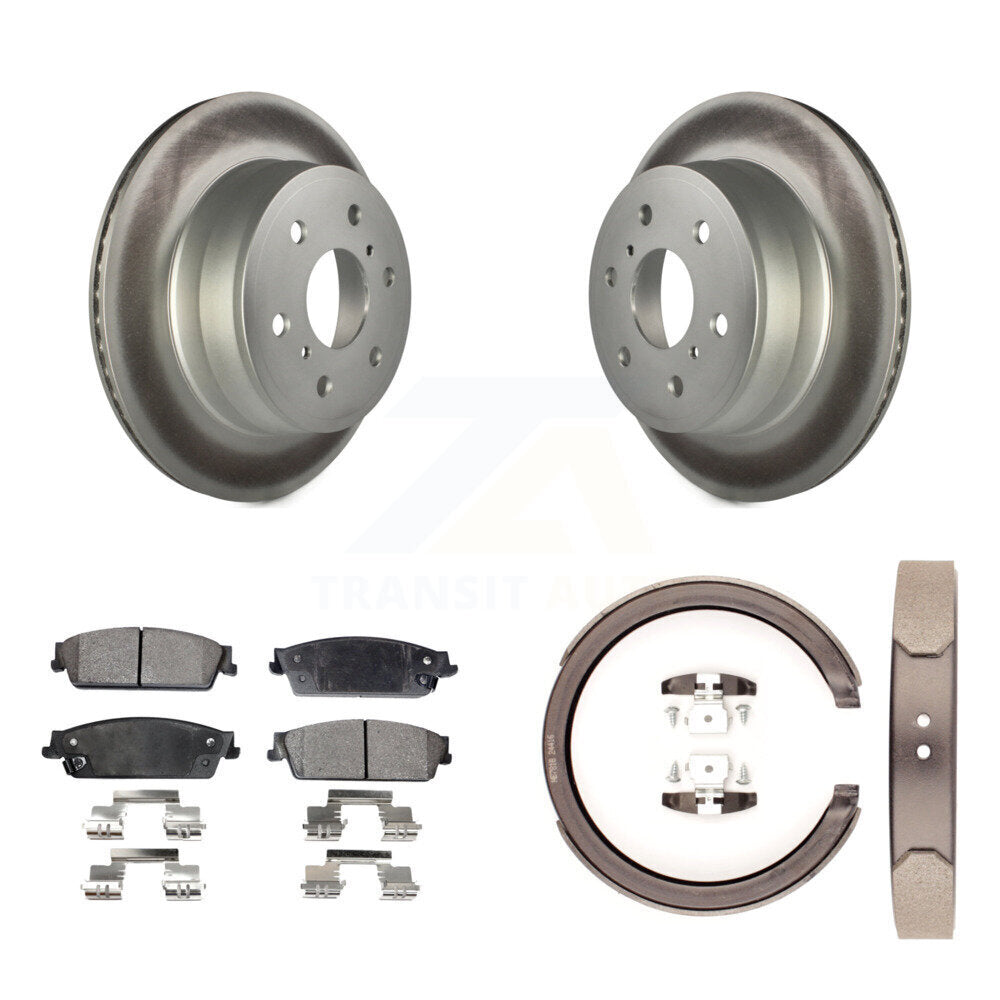 Transit Auto KGF-103587 Disc Brake Kit for 2007-2014 Chevrolet Silverado 1500, Cadillac Escalade and More - Rear