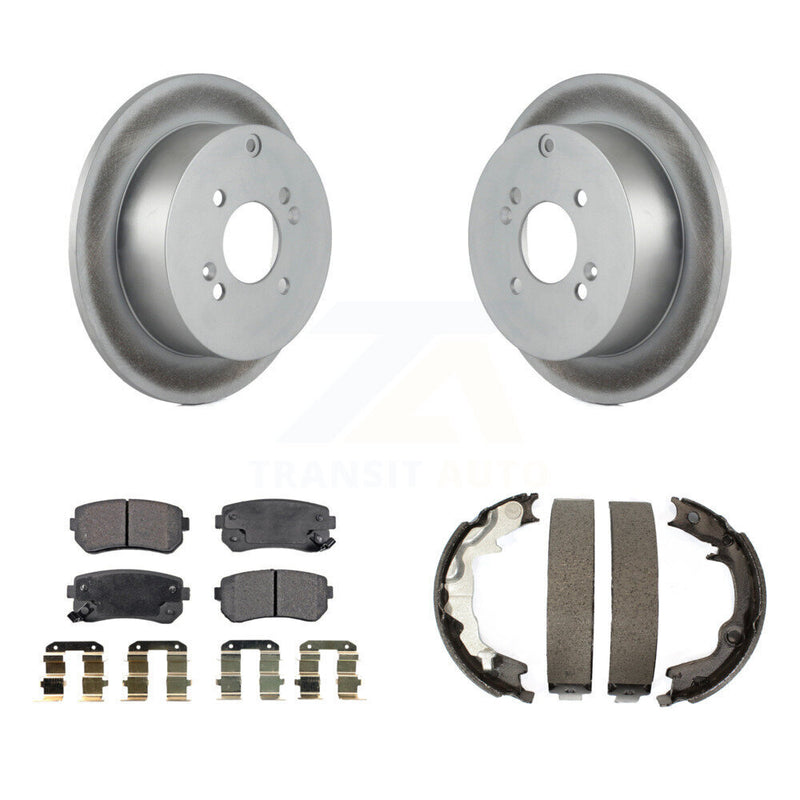 Transit Auto KGF-103601 Disc Brake Kit for 2006-2007 Hyundai Accent, Kia Rio, Kia Rio5 - Rear